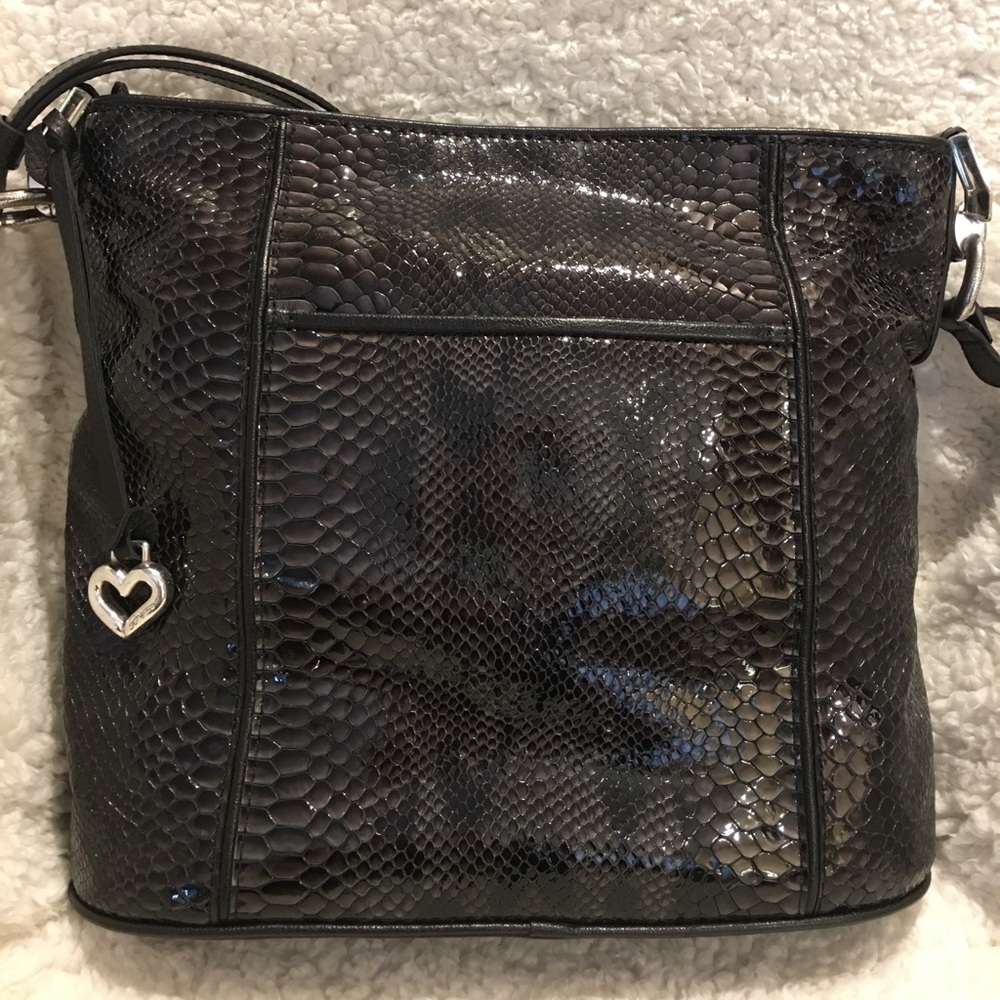 Beautiful BRIGHTON Black Patent Leather Bag